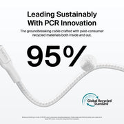 Belkin BoostCharge Pro USB cable USB 2.0 3 m USB C White