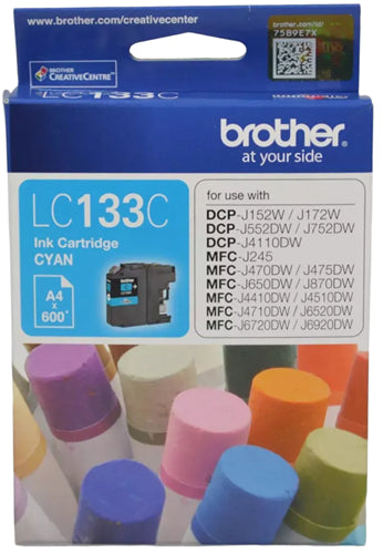 Brother LC133C ink cartridge 1 pc(s) Original Cyan