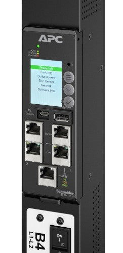 APC NetShelter Rack PDU Advanced Gen 2, Metered, 3Phase, 22.1kW 400V 32A or 17.3kW 415V 30A, 530P6, 48 Outlet