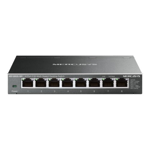 TP-LINK Mercusys MS108GS-M2  8-Port 2.5G Multi-Gigabit Desktop Switch