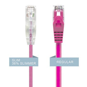 ALOGIC 1m Pink Series Alpha Ultra Slim Cat6 Network Cable, UTP, 28AWG