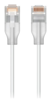 Ubiquiti UACC-Cable-Patch-EL-8M-W networking cable Translucent, White Cat6