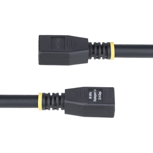 StarTech.com 10ft (3m) DisplayPort 1.4 Extension Cable, DP 1.4 Port Saver Cable, 8K 60Hz, DP Male to Female Extension Adapter Cord, DisplayPort Extension Cable, TPE Jacket, M/F