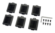 APC NetShelter Cable Management, Mounting Rail Brush Strips, Set of 6, for NetShelter SX 750 mm Wide, Black, 76 x 114 x 13 mm