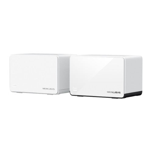 TP-LINK (E)Mercusys Halo H85X(2-pack) AX3000 Whole Home Mesh Wi-Fi 6 System, 574 Mbps at 2.4 GHz, 2402 Mbps at 5 GHz