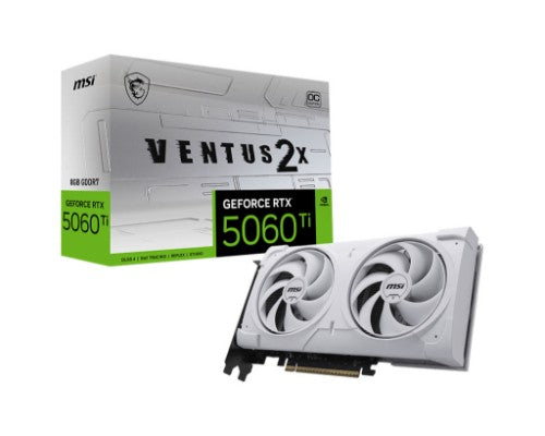 MSI VENTUS GeForce RTX 5060 Ti 8G 2X OC WHITE PLUS NVIDIA 8 GB GDDR7