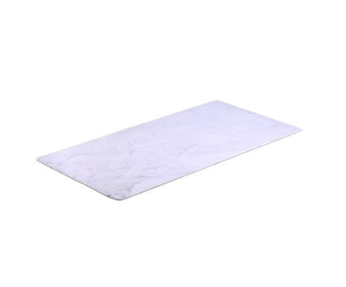 Brateck MP10-1 800mmx400mm Stylish Desk Pad Marbled White, 800x400x4mm, reduces resistance and ensure easy mouse movements (LS)