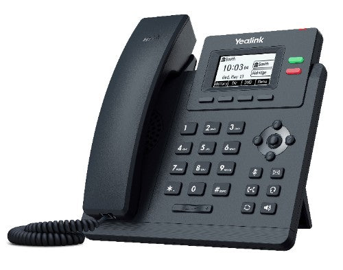 Yealink BONUS BLACK COMSOL QI CHARGER W/YEALINK (SIP-T31P) 2 LINE IP PHONE WITH HANDSET