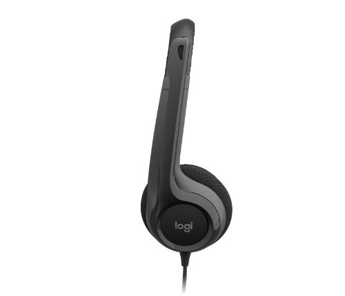 Logitech 981-000485 headphones/headset Wired Head-band Office/Call center Black
