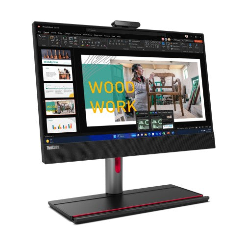Lenovo ThinkCentre M90a Intel® Core™ i7 i7-14700 60.5 cm (23.8") 1920 x 1080 pixels Touchscreen All-in-One PC 16 GB DDR5-SDRAM 512 GB SSD Windows 11 Pro Wi-Fi 6 (802.11ax) Black