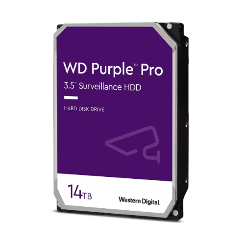 Western Digital Purple Pro internal hard drive 14 TB 7200 RPM 512 MB 3.5" Serial ATA III