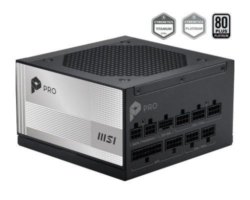MSI PRO A1000PL PCIE5 power supply unit 1000 W 20+4 pin ATX ATX Black