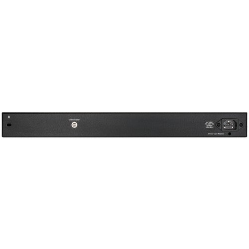 D-Link 28-Port Gigabit PoE+ Smart Managed Switch including 4 x 100/1000Mbps Combo Ports