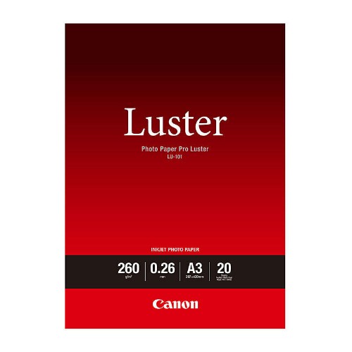 Canon LU-101 Luster Photo Paper Pro A3 - 20 Sheets