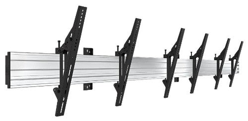 Atdec ADBS-3X1-30TW signage display mount Black, Silver