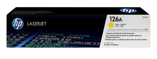 HP 126A Yellow Original LaserJet Toner Cartridge