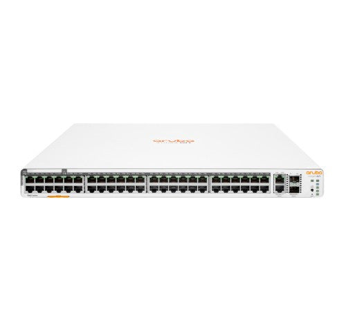 HPE Aruba Networking Aruba Instant On 1960 48G 40p Class4 8p Class6 PoE 2XGT 2SFP+ 600W (x2) Managed L2+ Gigabit Ethernet (10/100/1000) Power over Ethernet (PoE) 1U White