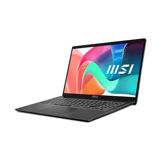 MSI Modern 15 F1MG-1237AU Intel Core 7 150U Laptop 39.6 cm (15.6") Full HD 16 GB DDR4-SDRAM 512 GB SSD Wi-Fi 6E (802.11ax) Windows 11 Home Grey