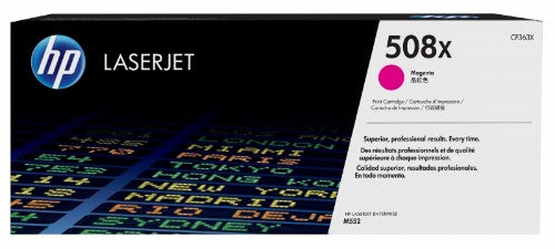 HP 508X High Yield Magenta Original LaserJet Toner Cartridge