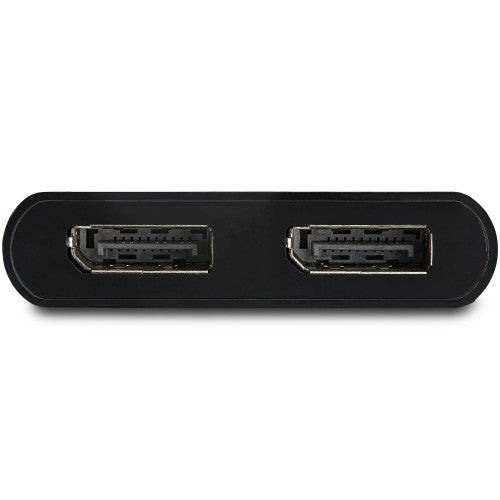 StarTech.com 2-Port Multi Monitor Adapter - DisplayPort 1.2 MST Hub - Dual 4K 30Hz or 1080p - USB Bus Powered - Video Splitter for Extended Desktop Mode on Windows PCs Only - DP to 2x DP