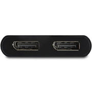 StarTech.com 2-Port Multi Monitor Adapter - DisplayPort 1.2 MST Hub - Dual 4K 30Hz or 1080p - USB Bus Powered - Video Splitter for Extended Desktop Mode on Windows PCs Only - DP to 2x DP
