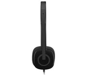 Logitech 981-000587 headphones/headset Wired Head-band Office/Call center Black