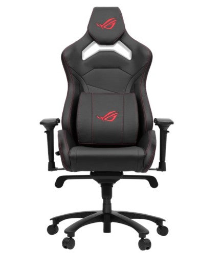 ASUS ROG Chariot X Core Gaming Chair - Black, 4D Armrests, 155° Recline, Class 4 Gas Lift, Aluminum Base, PU Leather, 136kg Load