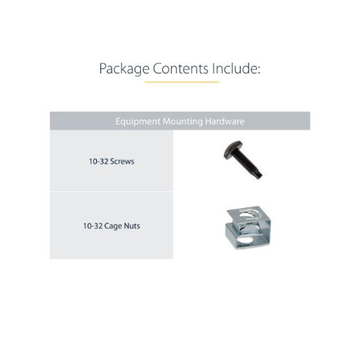 StarTech.com Server Rack Depth Extender - 2U - 4in / 10 cm - TAA Compliant - Recessed Rack Adapter - Rack Mount Adapter Kit - Network Rack Extender