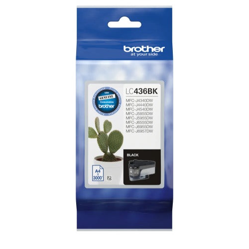 Brother LC436BK ink cartridge 1 pc(s) Original High (XL) Yield Black