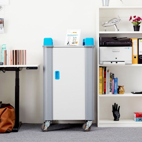 LapCabby LAP10VBL Portable device management cart Blue, Grey, Lime, Orange, Purple, White