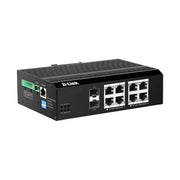 D-Link DIS-F200G-10PS-E network switch Managed L2 Gigabit Ethernet (10/100/1000) Power over Ethernet (PoE) Black
