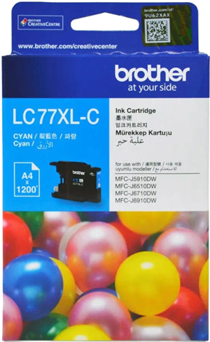 Brother LC77XLC ink cartridge 1 pc(s) Original High (XL) Yield Photo cyan