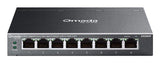 TP-Link Omada ES208GP network switch Managed L2 Gigabit Ethernet (10/100/1000) Power over Ethernet (PoE) DIN rail Black