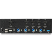 StarTech.com 4 Port HDMI KVM Switch - 4K 30Hz - Dual Display - TAA