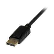 StarTech.com 6ft (1.8m) DisplayPort to DVI Cable - 1080p Video - Active DisplayPort to DVI Adapter Cable - DisplayPort to DVI-D Cable Single Link - DP 1.2 to DVI Monitor Cable Converter