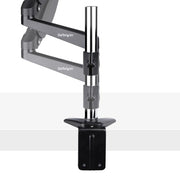 StarTech.com Desk Mount Monitor Arm for Single VESA Display up to 32" or 49" Ultrawide (17.6lb/8kg) - Full Motion Articulating & Height Adjustable - C-Clamp, Grommet - Single Monitor Arm