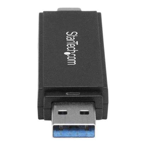 StarTech.com USB C and USB 3.0 SD Card Reader, USB Memory Card Reader, SD, microSD, MMC, UHS-I, USB-C & USB-A Card Adapter - Works with any Operating System