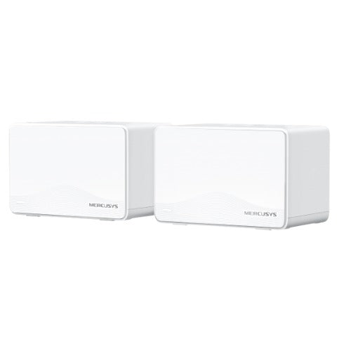TP-LINK Mercusys Halo H25BE(2-pack) BE3600 Whole Home Mesh Wi-Fi 7 System, 460 m²,  688 Mbps at 2.4 GHz, 2880 Mbps at 5 GHz, MLO, 4096-QAM, OFDMA, EHT160 on 5
