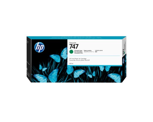HP 747 300-ml Chromatic Green DesignJet Ink Cartridge