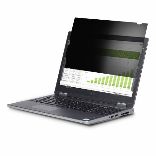 StarTech.com 13.3-inch 16:9 Flip-Up Privacy Screen with Touch, Anti-Glare Blue Light Filter, Laptop Monitor Screen Protector, +/- 30 Deg. View Angle