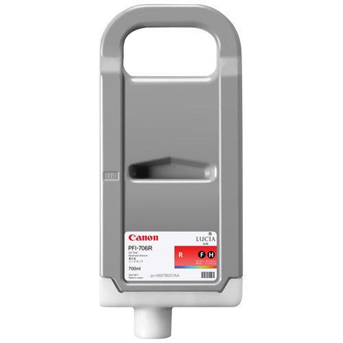Canon PFI-706R LUCIA EX RED INK FOR IPF8300 IPF8400- 700ML