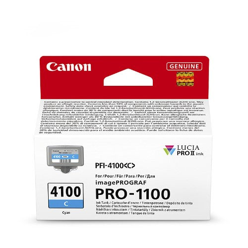 Canon PFI-4100C CYAN INK TANK FOR PRO-1100 80ML