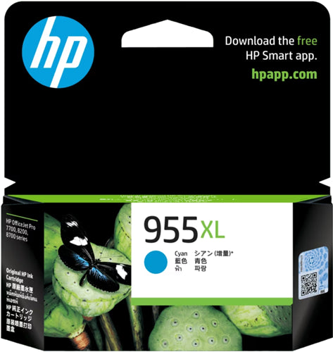 HP 955XL INK CARTRIDGE CYAN