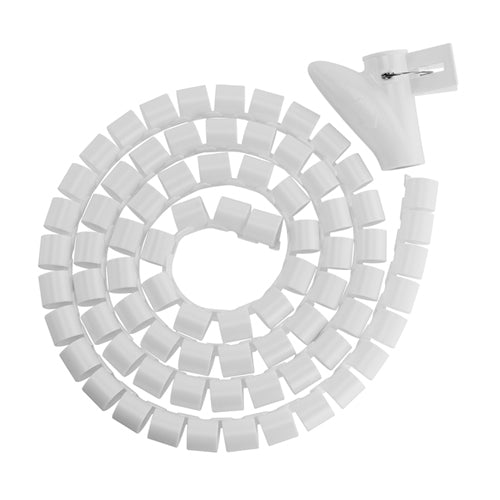 Brateck HC-25-W cable organizer Universal Cable sleeve White 1 pc(s)