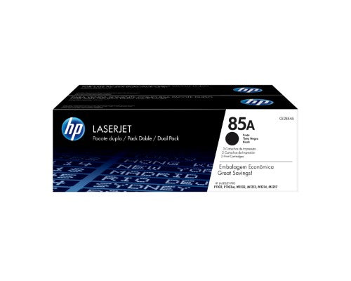 HP 85A 2-pack Black Original LaserJet Toner Cartridges