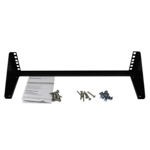 StarTech.com 2U Vertical Wall Mount Patch Panel Bracket - Steel Rack Mount Bracket w/Hardware for 19" Network, Server and Data Equipment - TAA
