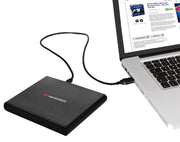 Verbatim Slimline CD/DVD optical disc drive DVD-RW Black