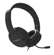 Verbatim Active Noise Cancelling Headset with Noise Cancelling Mic Wired Head-band Calls/Music Black