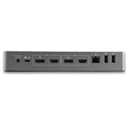 StarTech.com Universal Laptop Docking Station, Hybrid USB-C & USB-A Dock, Dual 4K DP & HDMI, 100W PD, Mac / Windows / Chrome OS, 4x USB 5Gbps Hub, GbE
