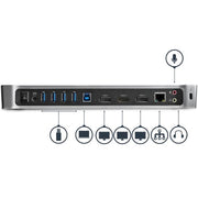 StarTech.com Triple-Monitor USB 3.0 Docking Station - 1x HDMI - 2x DisplayPort